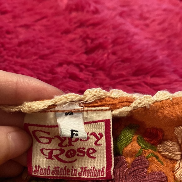 Gypsy Rose Handmade Women’s Flower Shirt - Picture 6 of 16